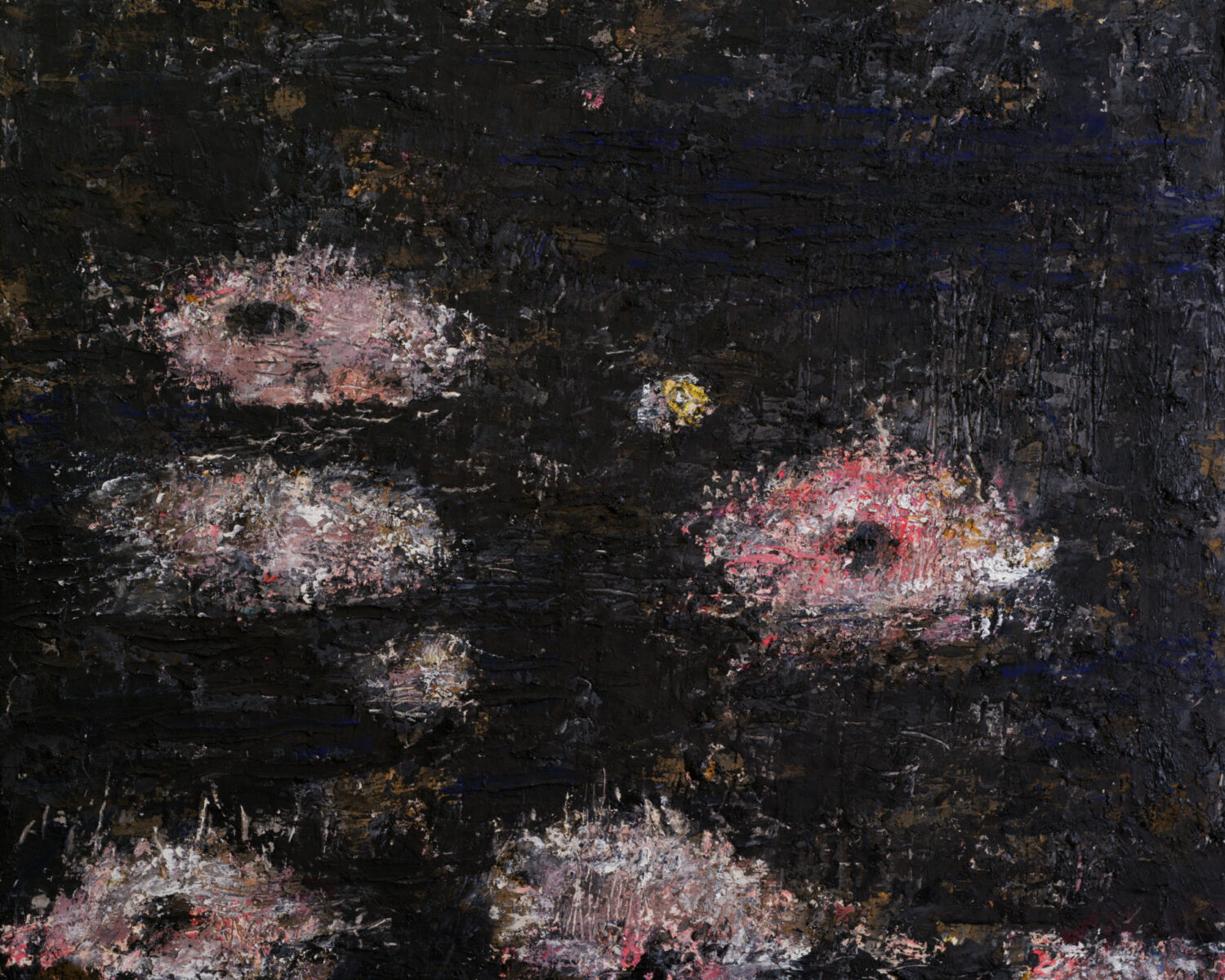 Jardin Marie-Antoinette #1 <p>
Huile sur toile 90 x 90 cm 