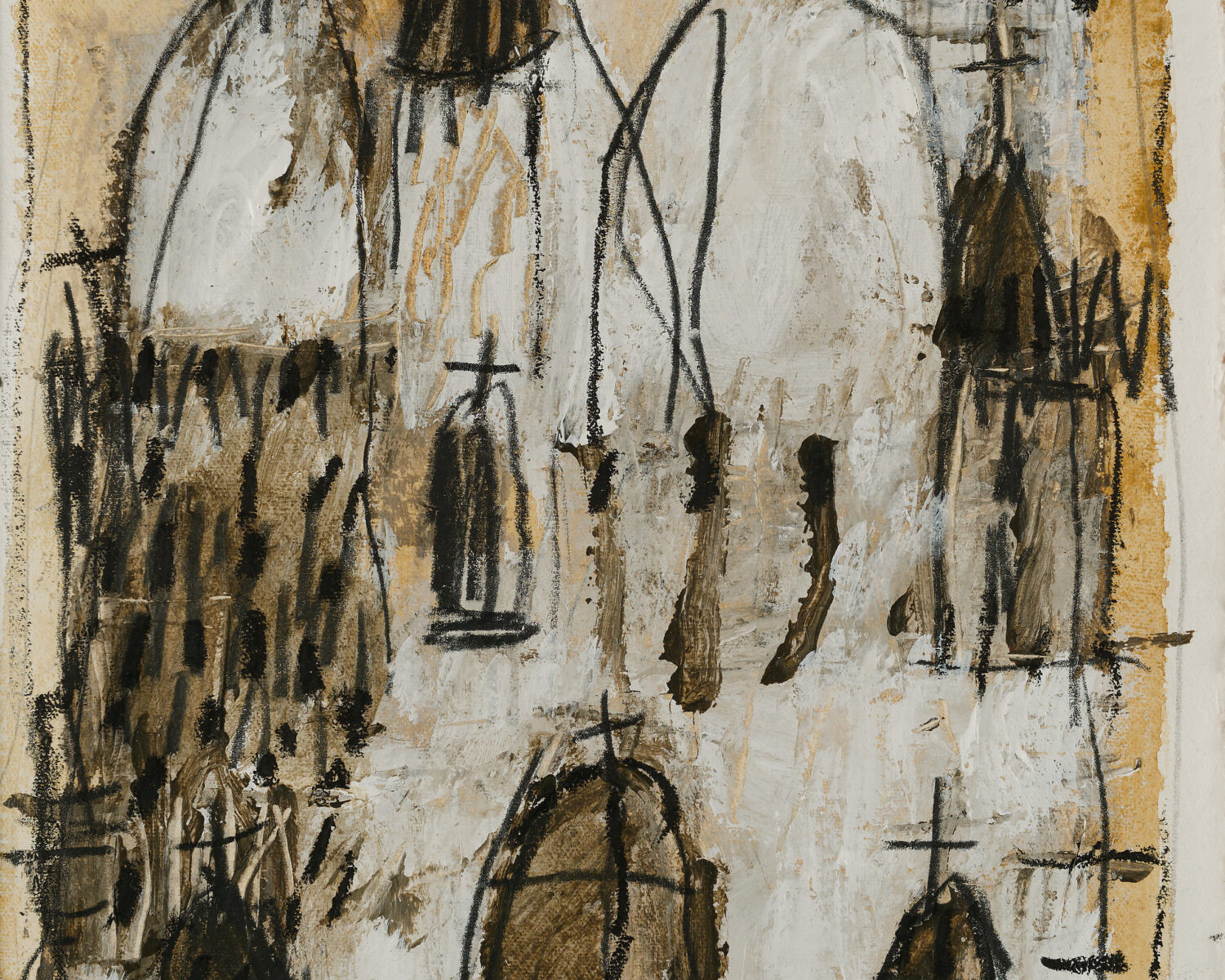 Eglise (carnet de voyage) #36<p>
Huile et pastel sur papier - 33 x 24 cm